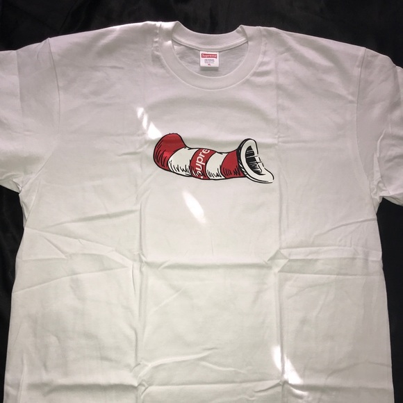 Supreme Cat In Hat Tee Factory Sale, 55 